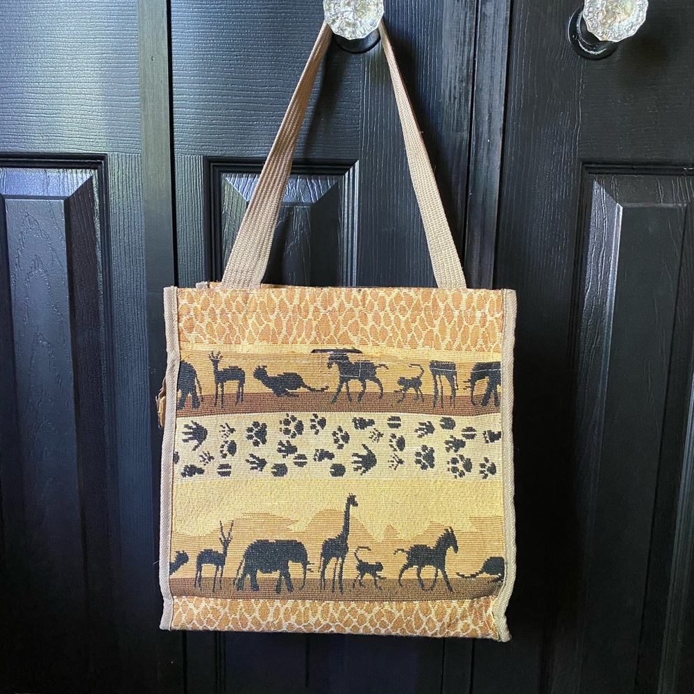 Bovano USA Safari Canvas Tote